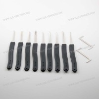 Kit ouverture, crochetage serrure 9 pièces lockpicking
